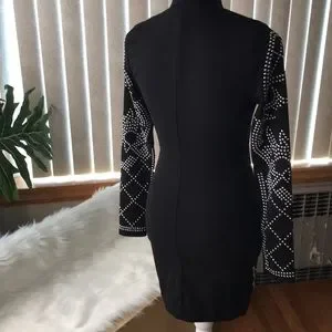 Fashion Nova | Dresses | Fashion Nova Black Studded Bandage Dress | Poshmark
